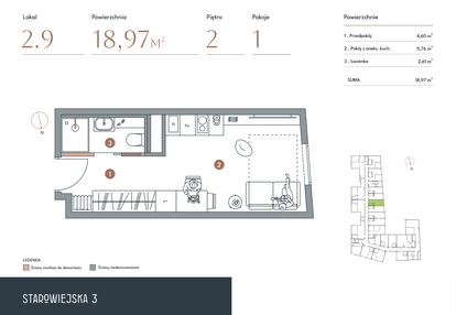 Mieszkanie w inwestycji: Starowiejska 3