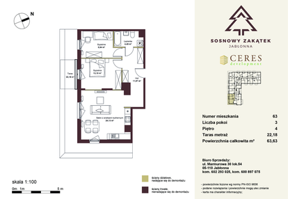 Mieszkanie w inwestycji: Sosnowy Zakątek II - budynek M