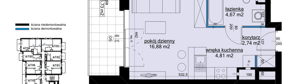 Mieszkanie w inwestycji: Osiedle Hawelańska etap III - bud. A