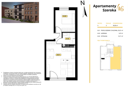 Mieszkanie w inwestycji: Apartamenty Szeroka 46