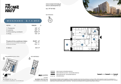 Mieszkanie w inwestycji: Nowe Promenady etap II