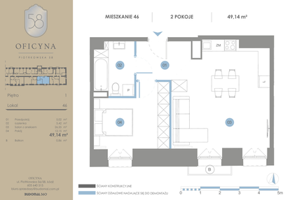 Mieszkanie w inwestycji: Oficyna - mieszkania