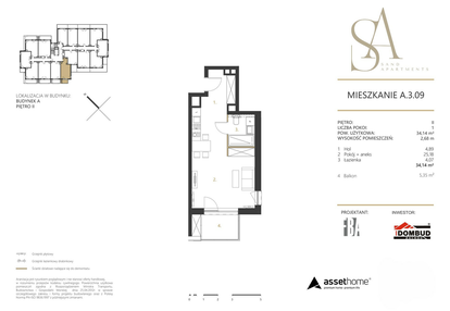 Mieszkanie w inwestycji: Sand Apartments