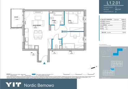 Mieszkanie w inwestycji: Nordic Bemowo - etap III