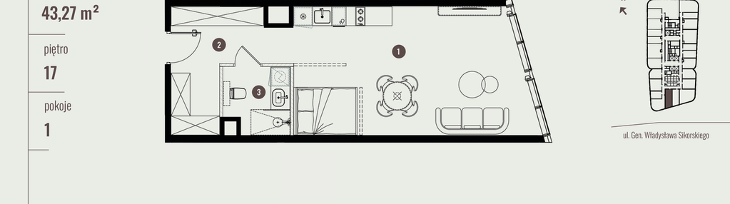 Mieszkanie w inwestycji: Quorum Tower
