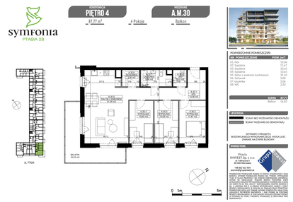 Mieszkanie w inwestycji: Symfonia Ptasia 28