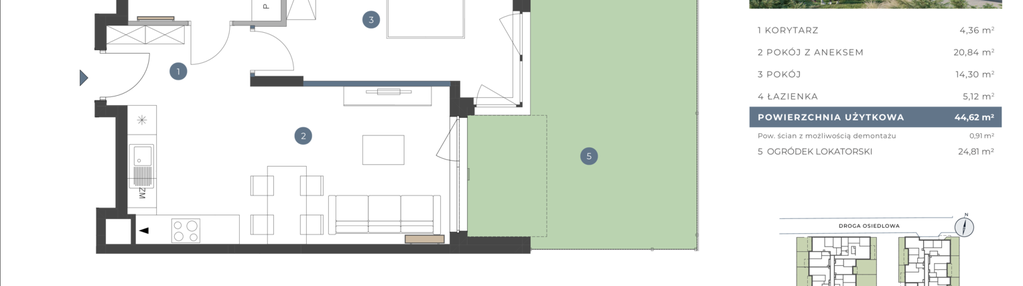 Mieszkanie w inwestycji: Astelia Park etap 1A i 3
