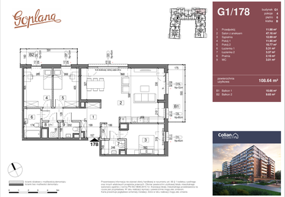 Mieszkanie w inwestycji: Goplana budynek G
