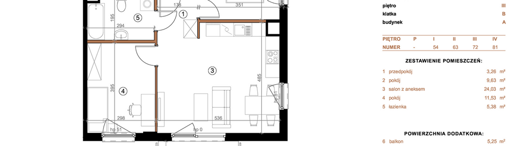 Mieszkanie w inwestycji: LIPOVA