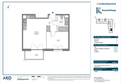 Mieszkanie w inwestycji: Kusocińskiego - Budynek B