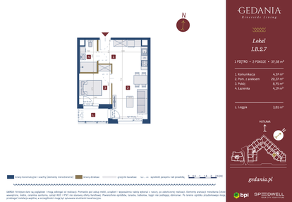 Mieszkanie w inwestycji: GEDANIA Riverside Living - apartamenty inwestycyjne
