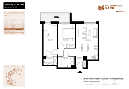 Mieszkanie w inwestycji: Białoprądnicka Park