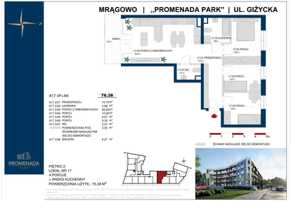 Mieszkanie w inwestycji: Promenada Park