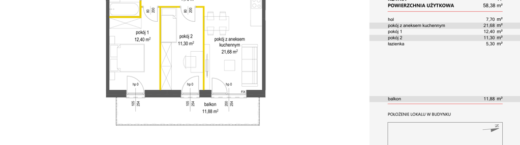 Mieszkanie w inwestycji: Concept Ćwiklińska