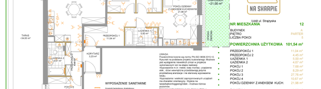 Mieszkanie w inwestycji: Na Skarpie