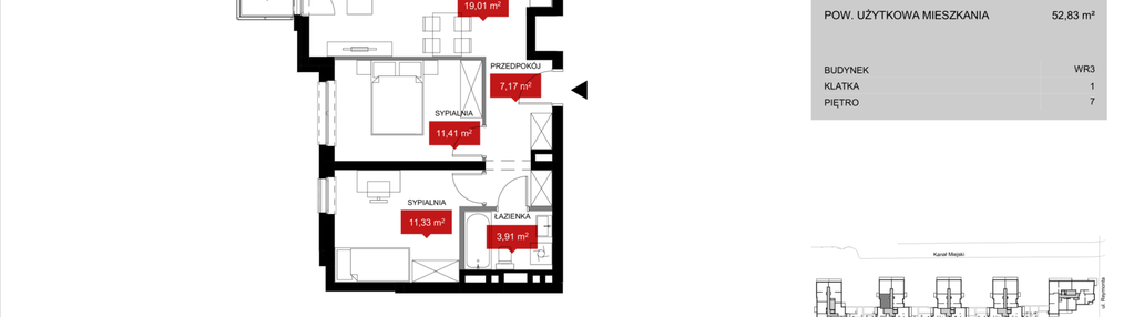 Mieszkanie w inwestycji: Przystań Reymonta etap II