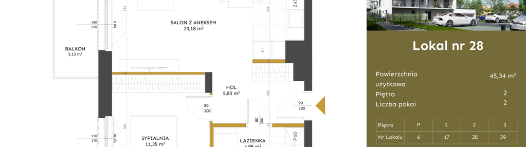 Mieszkanie w inwestycji: Apartamenty 3 Maja