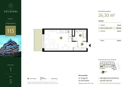 Mieszkanie w inwestycji: Rezydencja Świerkowa