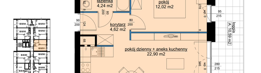 Mieszkanie w inwestycji: Osiedle Hawelańska etap III - bud. B