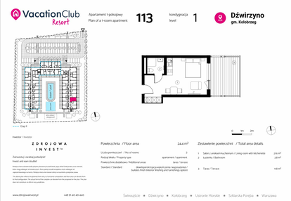 Mieszkanie w inwestycji: VacationClub Resort