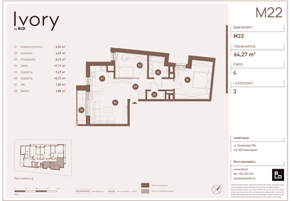 Mieszkanie w inwestycji: Ivory