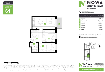 Mieszkanie w inwestycji: Nowa Częstochowa Mościckiego