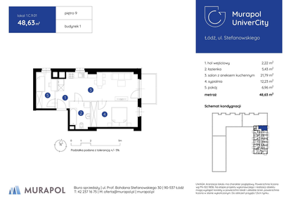 Mieszkanie w inwestycji: Murapol UniverCity