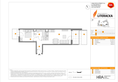 Mieszkanie w inwestycji: Apartamenty Literacka etap 2.2