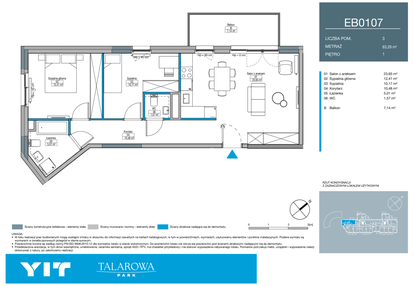 Mieszkanie w inwestycji: Talarowa Park II