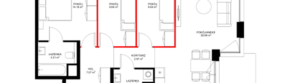 Mieszkanie w inwestycji: INSPIRE ETAP IV – bud. E