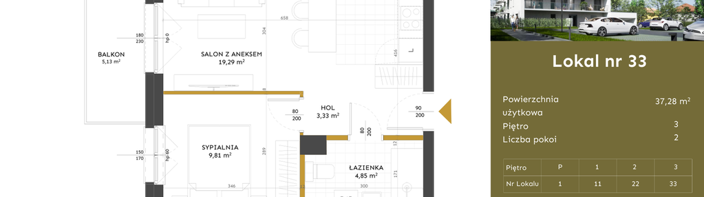 Mieszkanie w inwestycji: Apartamenty 3 Maja