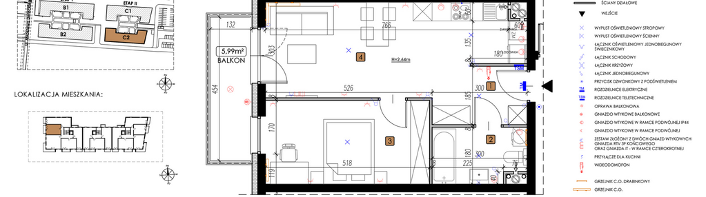 Mieszkanie w inwestycji: Koncertowe Wzgórze etap II