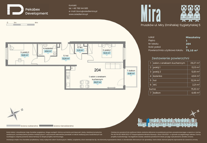 Mieszkanie w inwestycji: Mira