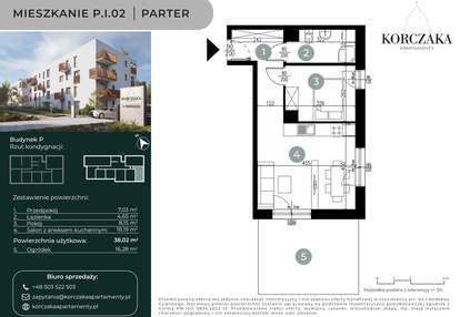 Mieszkanie w inwestycji: Korczaka Apartamenty