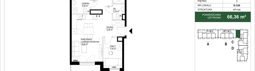 Mieszkanie w inwestycji: Sielskie Podolany