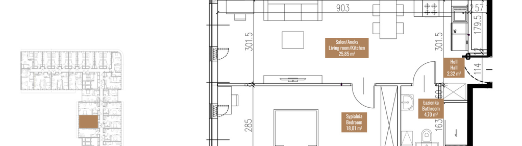 Mieszkanie w inwestycji: Global Apartments