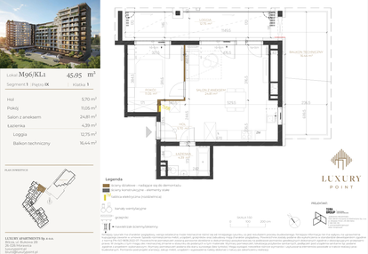 Mieszkanie w inwestycji: LUXURY POINT
