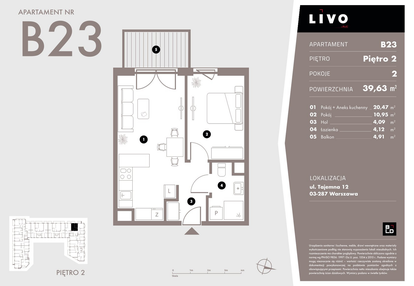 Mieszkanie w inwestycji: Livo