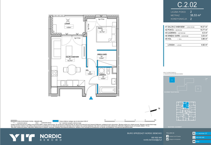 Mieszkanie w inwestycji: Nordic Bemowo - etap IV