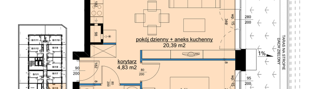 Mieszkanie w inwestycji: Osiedle Hawelańska etap III - bud. B