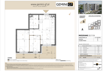 Mieszkanie w inwestycji: GEMINI G-7