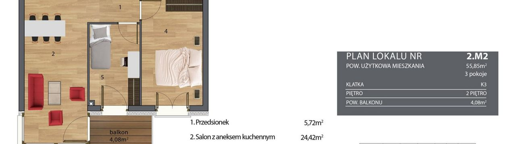 Mieszkanie w inwestycji: Nyska Residence