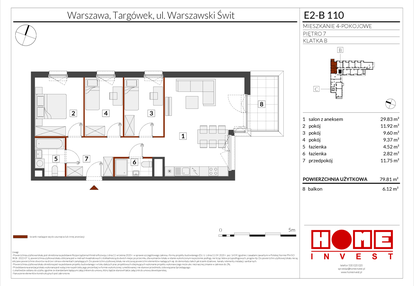 Mieszkanie w inwestycji: Warszawski Świt etap XI