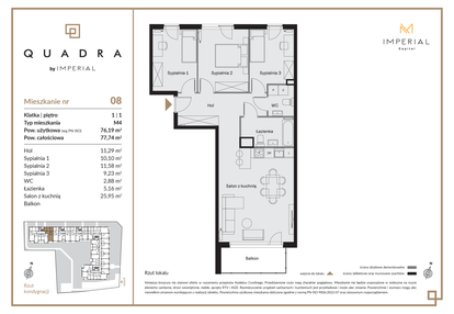 Mieszkanie w inwestycji: QUADRA