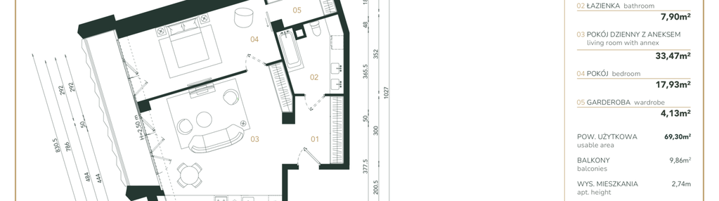 Mieszkanie w inwestycji: Bernardyńska 4