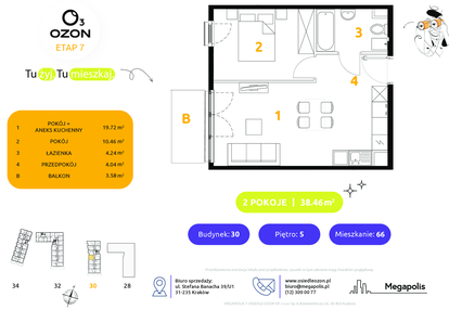 Mieszkanie w inwestycji: Osiedle Ozon etap VII