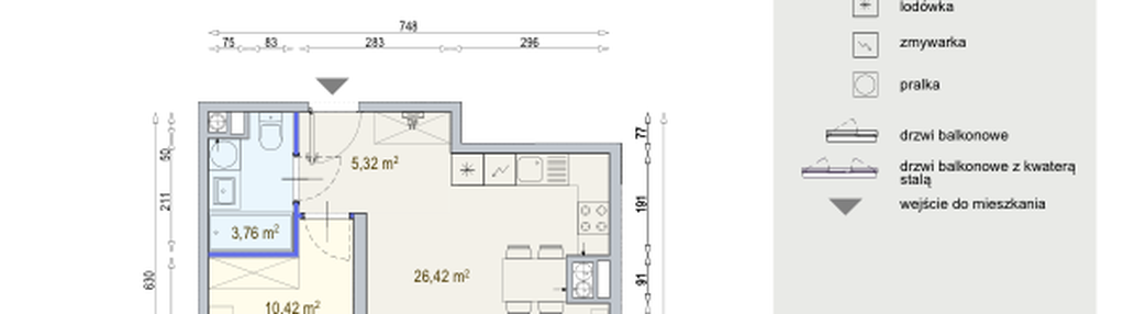 Mieszkanie w inwestycji: Modern Mokotów bud. F1 i F2