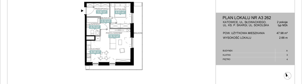 Mieszkanie w inwestycji: Mikato