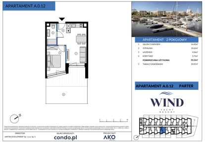 Mieszkanie w inwestycji: Wind Yacht Resort