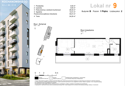 Mieszkanie w inwestycji: Osiedle Kochanowskiego - Gliwice